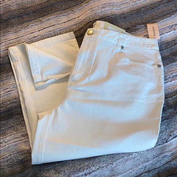 Dress Barn Denim - Dress Barn - White Denim Crop Pants - Size 12 NWT